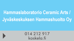 Hammaslaboratorio Ceramic Arts / Jyväskeskuksen Hammashuolto Oy logo